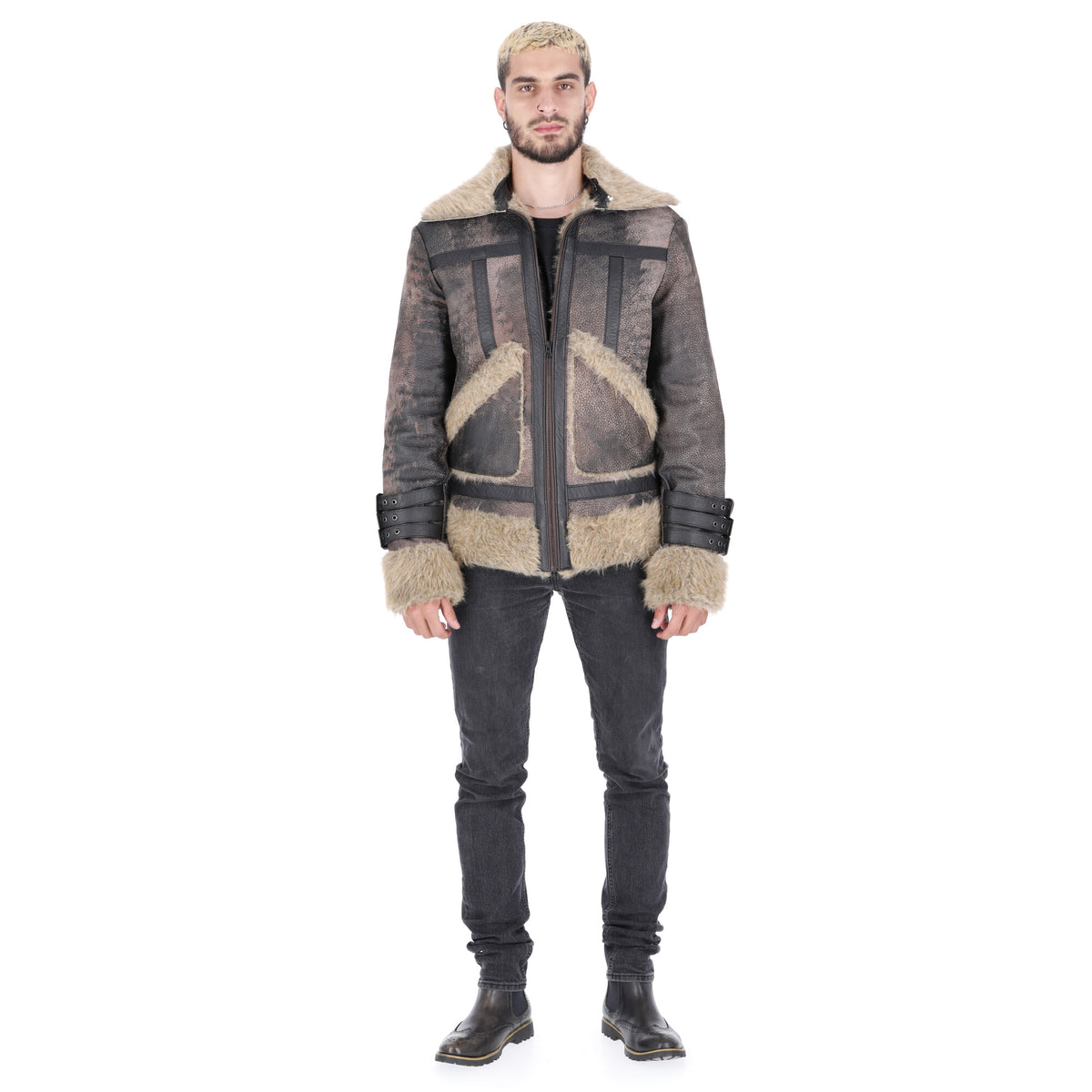 Chaqueta de Cuero Envejecido New York 1.0