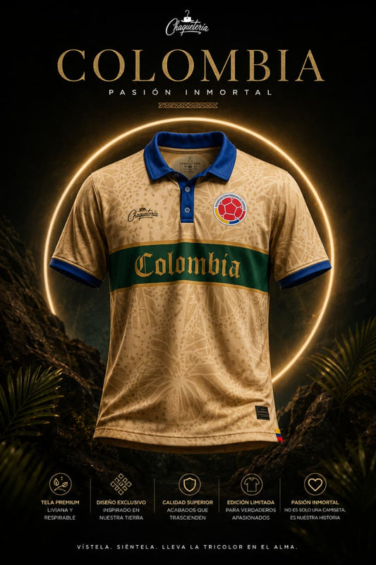 Camiseta Seleccion Colombia marca La Chaqueteria