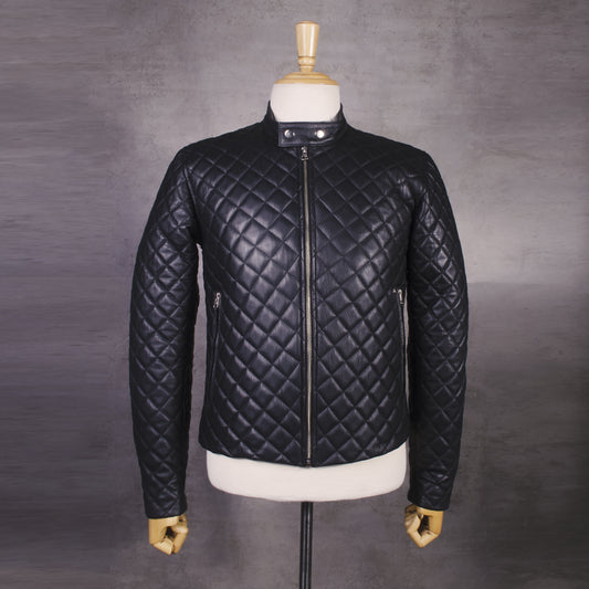 Chaqueta en Cuero Negro LCHL168 Marca La Chaqueteria