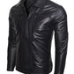 Chaqueta en Cuero Negro LCHL26