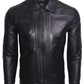 Chaqueta en Cuero Negro LCHL26