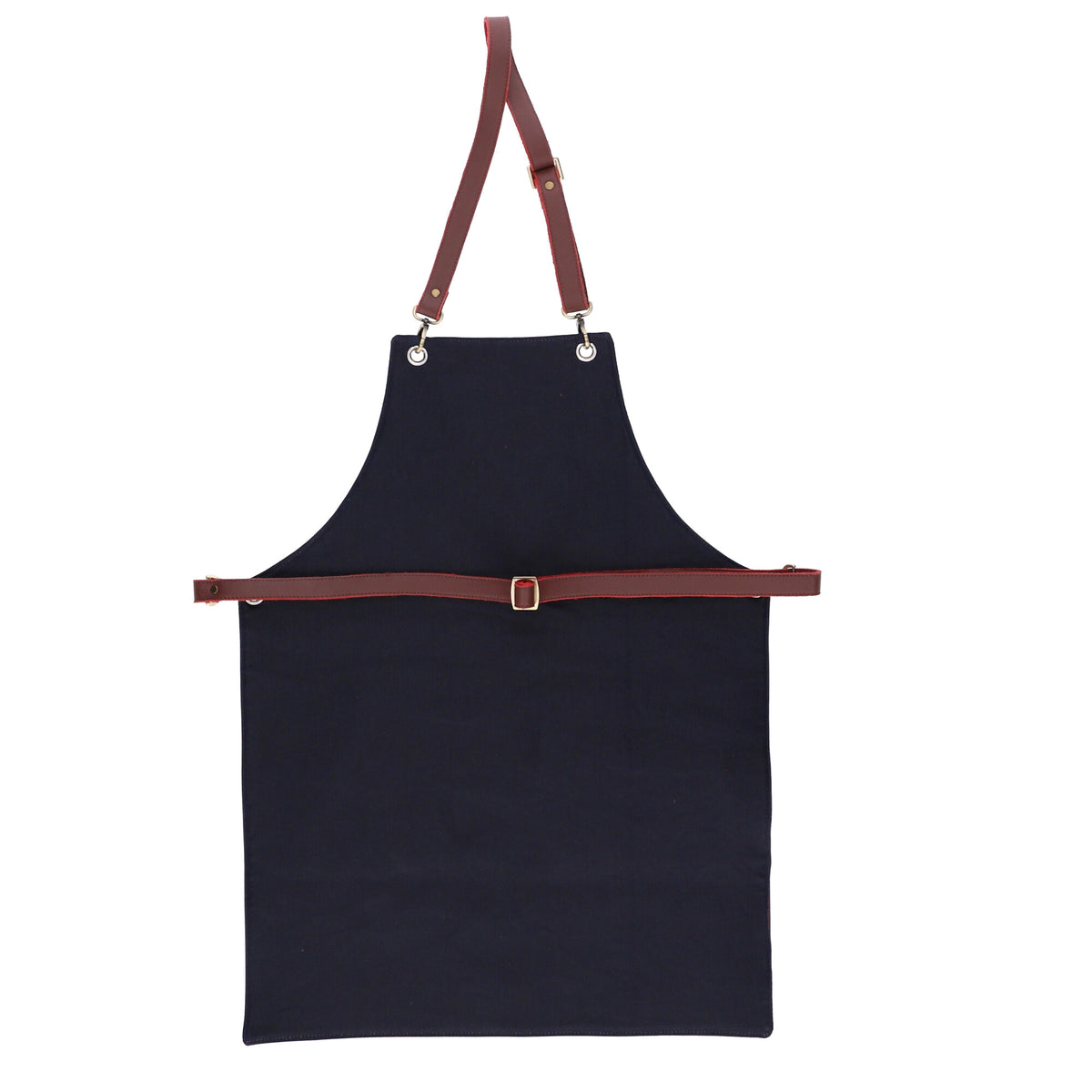 Delantal en Cuero Doble Faz Cuero y Jean Marca La Chaqueteria