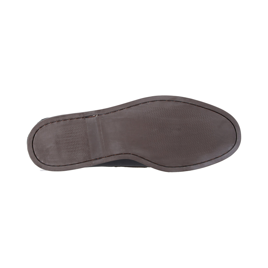 Zapatos en Cuero Náuticos Negro & Cafe Oscuro Lchz10