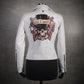 Chaqueta en Cuero Blanco Guns ´N Roses W48